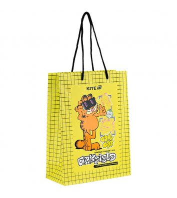 Пакет подарунковий паперовий "Garfield" 18*24 см, Kite