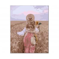 Живопис за номерами "Пшеничне поле" 40*50см в коробці, ArtStory