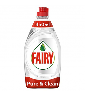 Засіб для миття посуду Fairy 450мл, Pure & Clean