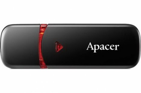 Флеш-пам'ять 32GB Apacer AH333, корпус чорний