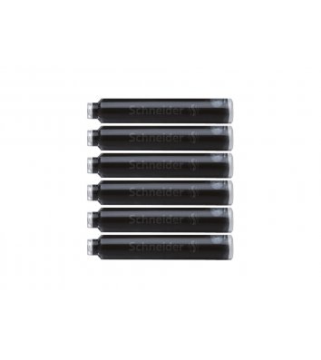 Патрон до перової ручки 6 шт колір чорнил чорний, Schneider
