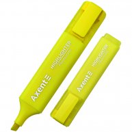 Маркер текстовий Highlighter, колір чорнил жовтий 1-5 мм, Axent