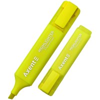 Маркер текстовий Highlighter, колір чорнил жовтий 1-5 мм, Axent