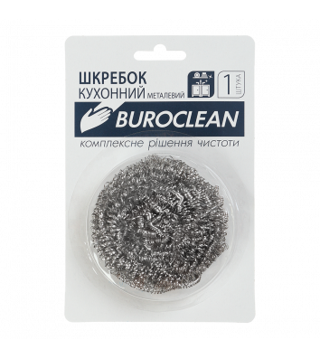 Губка-шкребок 1 шт, Buroclean