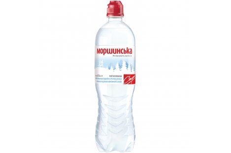 Вода мінеральна негазована Моршинська 0,75л Спорт
