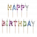 Набір свічок для торта "Happy birthday" кольорові, Buromax