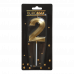Свічка для торта "Цифра 2", Buromax
