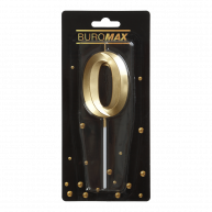 Свічка для торта "Цифра 0", Buromax