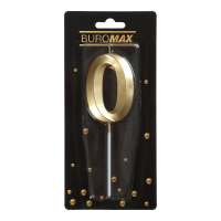 Свічка для торта "Цифра 0", Buromax