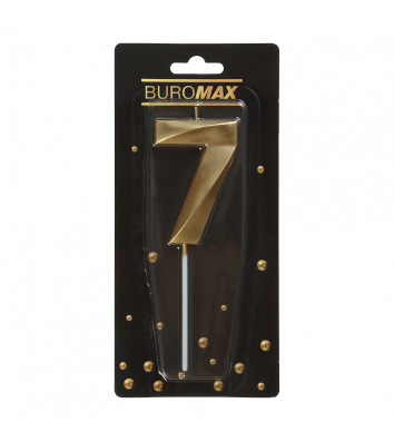 Свічка для торта "Цифра 7", Buromax