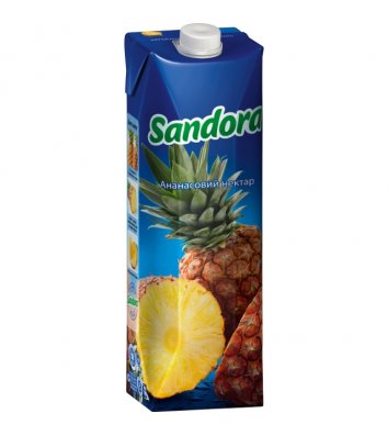 Нектар Sandora 1л ананасовий