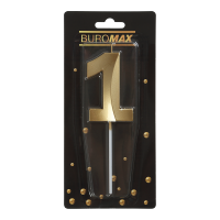 Свічка для торта "Цифра 1", Buromax
