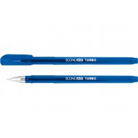 Ручка гелева Turbo, колір чорнил синій 0,5мм, Economix