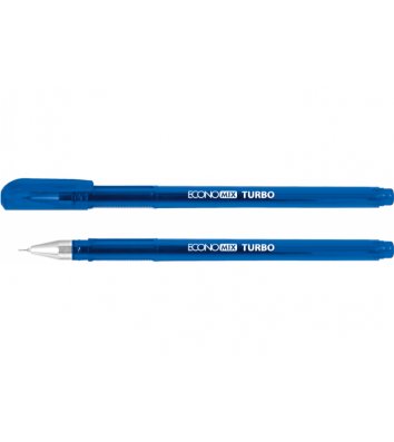 Ручка гелева Turbo, колір чорнил синій 0,5мм, Economix