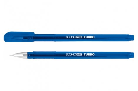 Ручка гелевая Turbo, цвет чернил синий 0,5мм, Economix