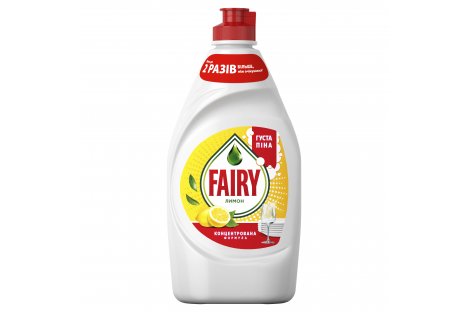 Засіб для миття посуду Fairy 450мл, Лимон Засіб для миття посуду Fairy 450мл, Лимон