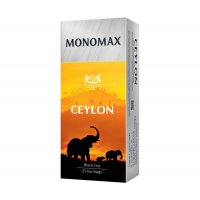 Чай черный Мономах Ceylon в пакетиках 25шт*2г