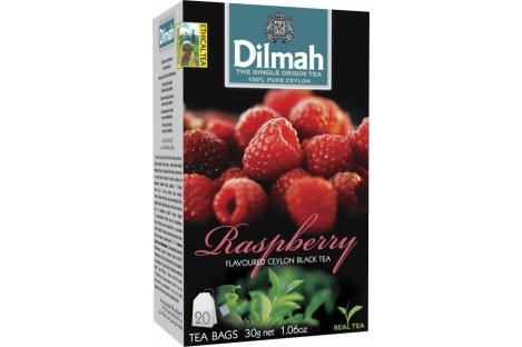 Чай черный Dilmah малина в пакетиках 20шт*1,5г