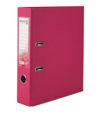 Папка-регистратор А4 70мм односторонняя розовая, Axent