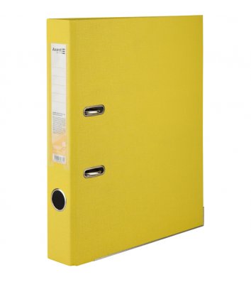 Папка-регистратор А4 50мм односторонняя желтая, Axent