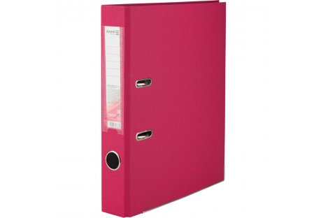 Папка-регистратор А4 50мм односторонняя розовая, Axent