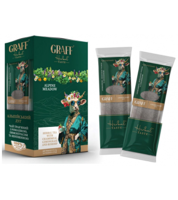 Чай трав'яний Graff Alpine Meadow у пакетиках 15 шт * 2 г