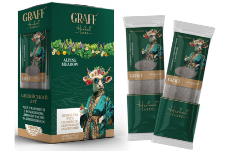 Чай трав'яний Graff Alpine Meadow у пакетиках 15 шт * 2 г