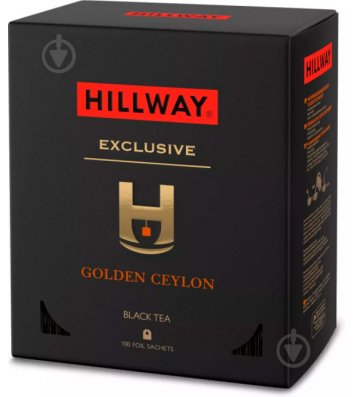 Чай черный Hillway Exclusive Golden Ceylon в пакетиках 100шт*2г