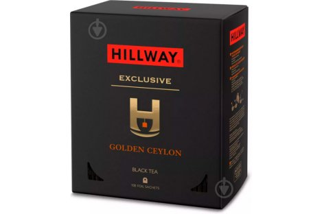 Чай черный Hillway Exclusive Golden Ceylon в пакетиках 100шт*2г