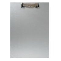 Планшет А4 с прижимом PVC серый, Buromax