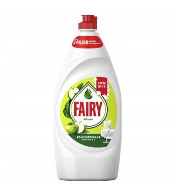 Засіб для миття посуду Fairy 900мл, Зелене яблуко