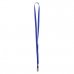 Шнурок для бейджа с металлическим клипом синий, Axent