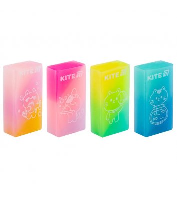 Гумка для олівця "Jelly cat" асорті, Kite