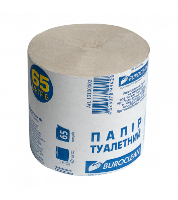 Папір туалетний одношаровий сірий, Вuroclean