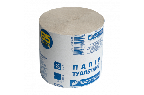 Папір туалетний одношаровий сірий, Вuroclean