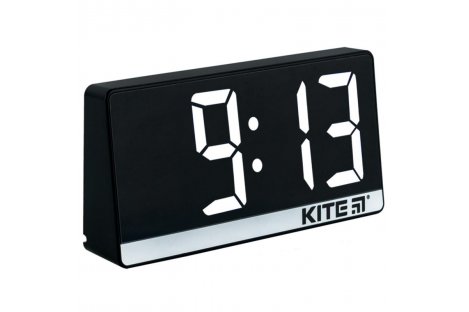 Годинник електронний цифровий  чорний, Kite