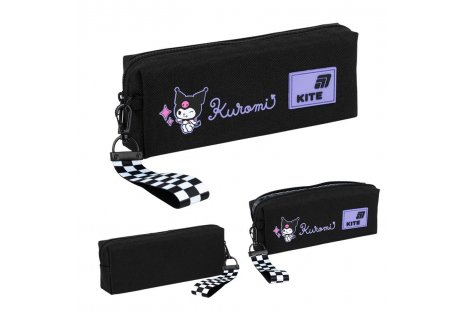 Пенал м'який 1 відділення на блискавці "Kuromi", Kite 