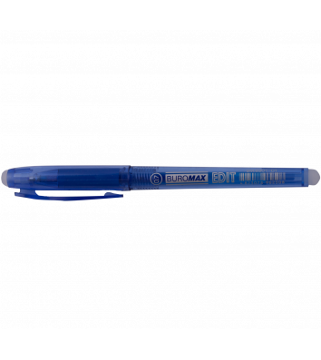 Ручка гелевая пиши-стирай Edit, цвет чернил синий 0,7мм, Buromax