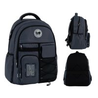 Рюкзак молодіжний Education teens темно-сірий, Go Pack