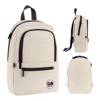 Рюкзак молодіжний Education teens бежевий, Go Pack