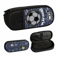 Пенал твердий 1 відділення на блискавці "Football", Yes