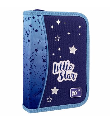 Пенал твердий на блискавці 1 відділення 1 розворот "Little Star", Yes