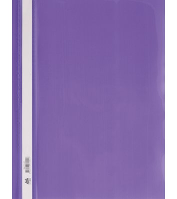 Папка-скоросшиватель А4 без перфорации, фактура глянец фиолетовая, Buromax
