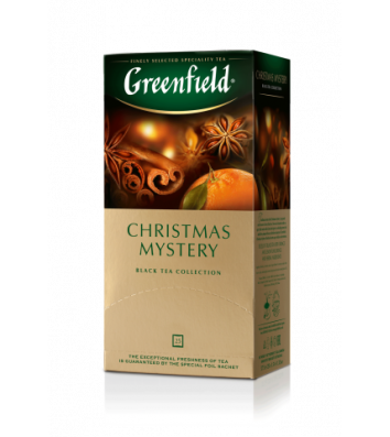 Чай черный Greenfield "Christmas mystery" в пакетиках 25шт