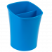 Подставка канцелярская пластиковая синяя, Zibi