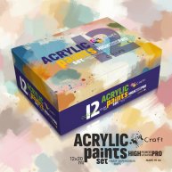 Фарба акрилова 12 кольорів 20 мл, Art Craft
