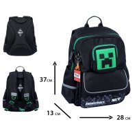 Рюкзак напівкаркасний шкільний "Minecraft Adventure" S-104S ,Yes