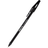 Ручка масляная 0,7мм цвет чернил черный, Delta