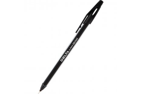 Ручка масляная 0,7мм цвет чернил черный, Delta