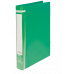 Папка А4 пластиковая на 2 кольца 25мм зеленая Jobmax, Buromax